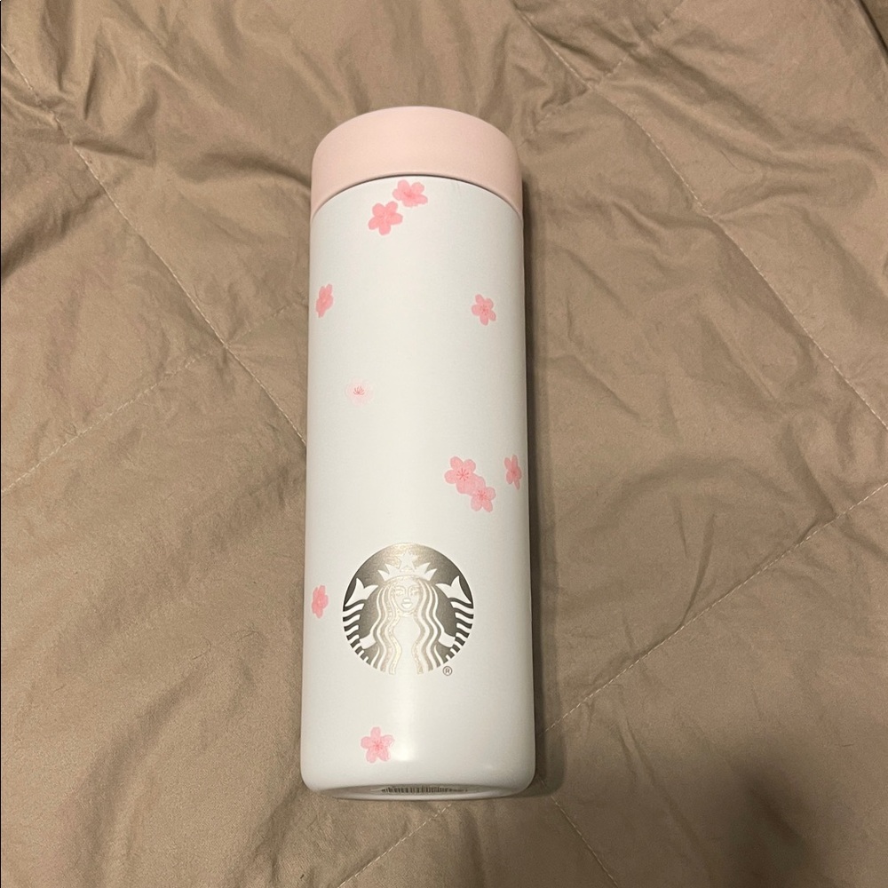Starbucks White & Pink Sakura Cherry Blossom MIIR Stainless Tumbler